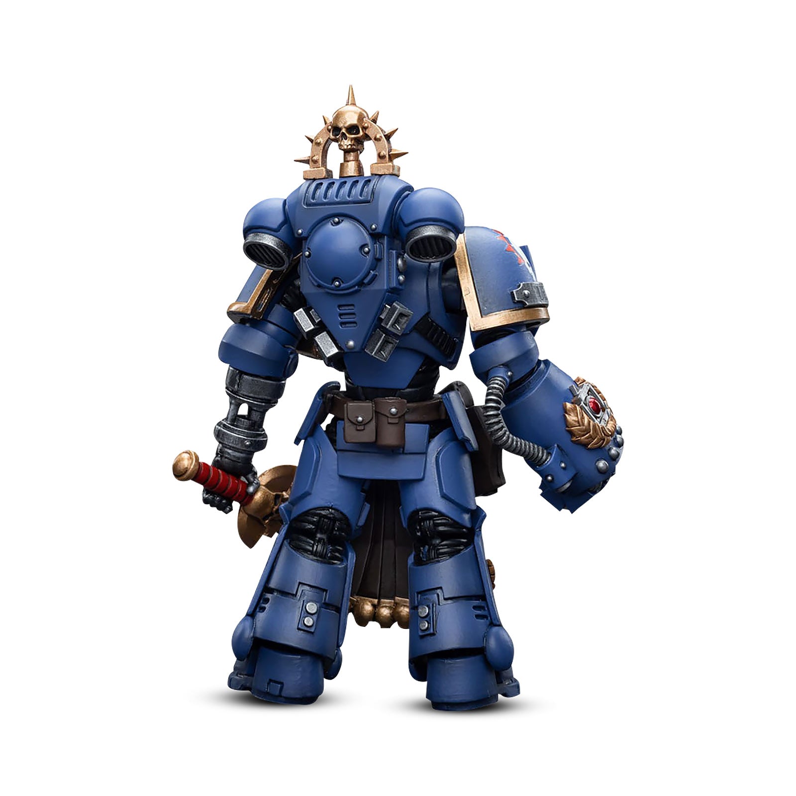 Produktbild Warhammer 40k - Ultramarines Lieutenant mit Power Faust Actionfigur 1:18
