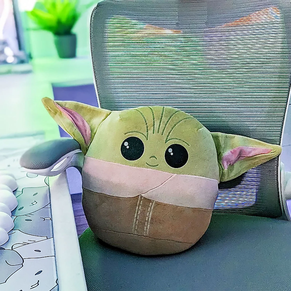 Produktbild Grogu Squishy Beanies Plüsch Kissen 39cm - Star Wars The Mandalorian