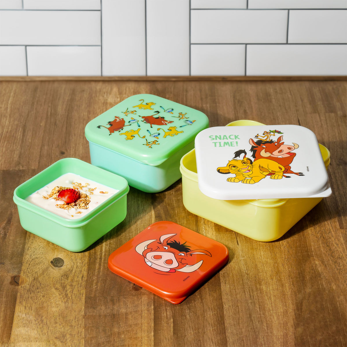 Produktbild König der Löwen - Simba and Friends Lunchbox 3er Set