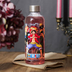 Produktbild One Piece - Luffy mit Crew Trinkflasche