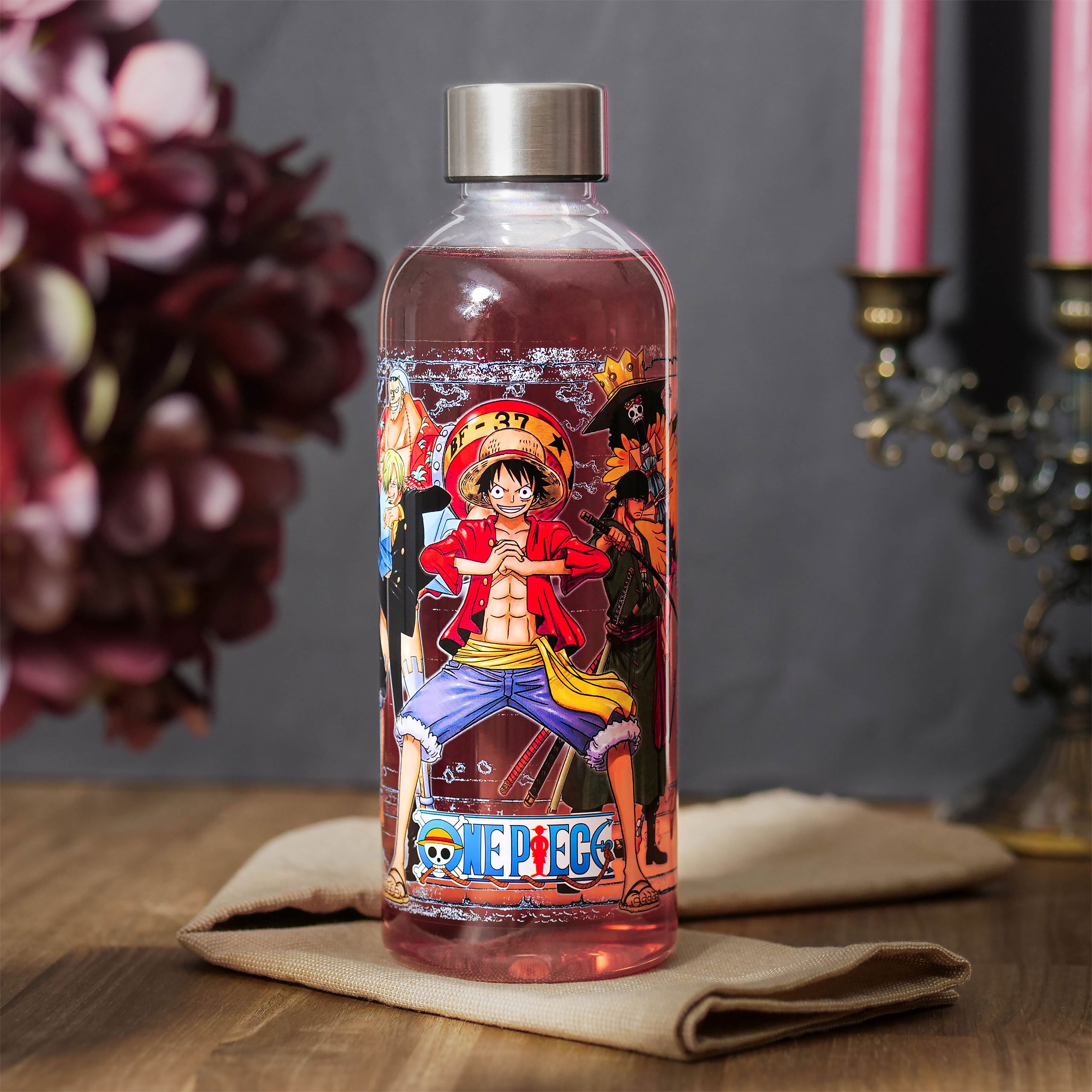Produktbild One Piece - Luffy mit Crew Trinkflasche