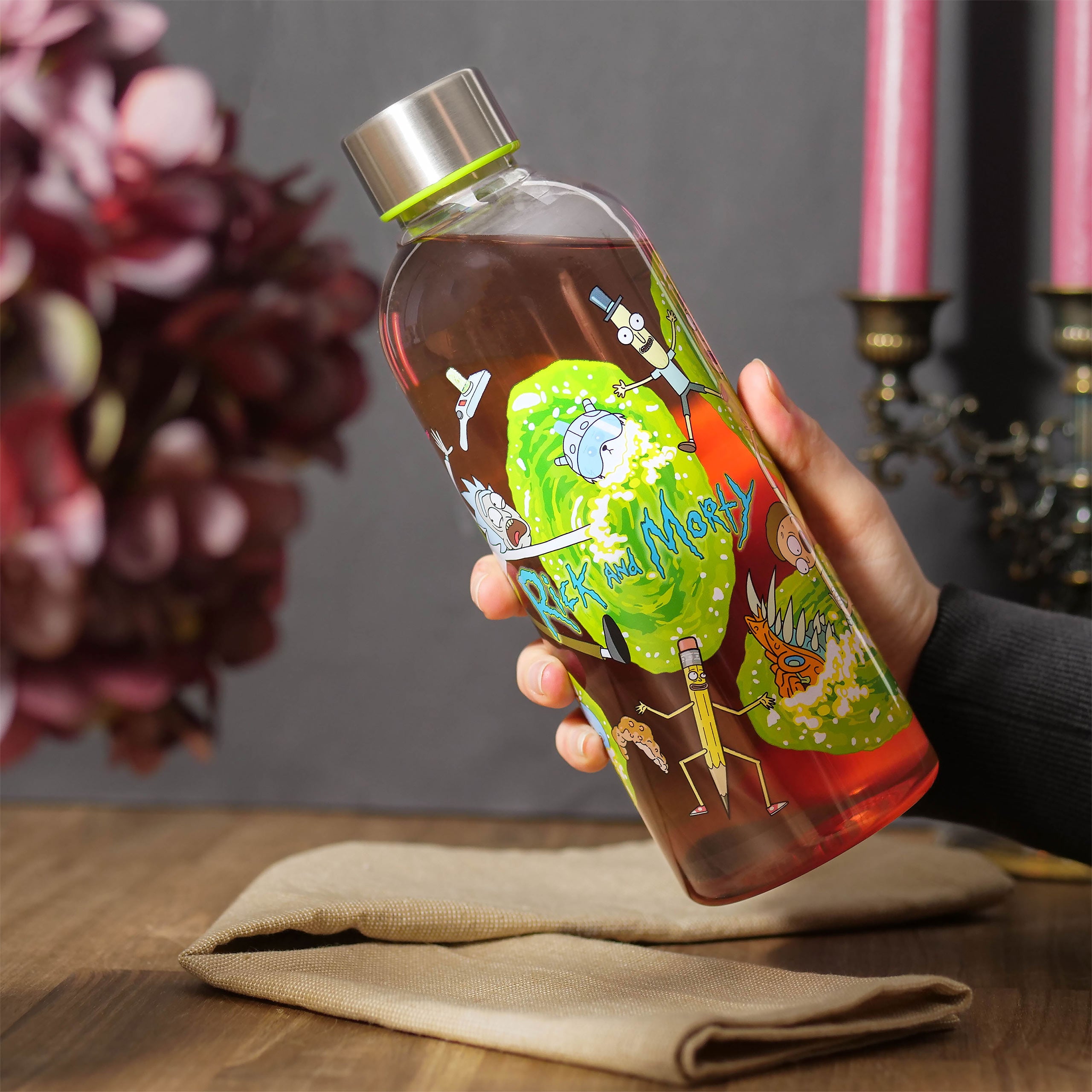 Produktbild Rick and Morty - Portal Trinkflasche