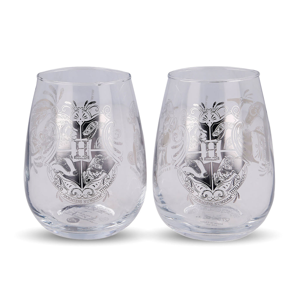 Produktbild Harry Potter - Hogwarts Wappen Gläser 2er Set