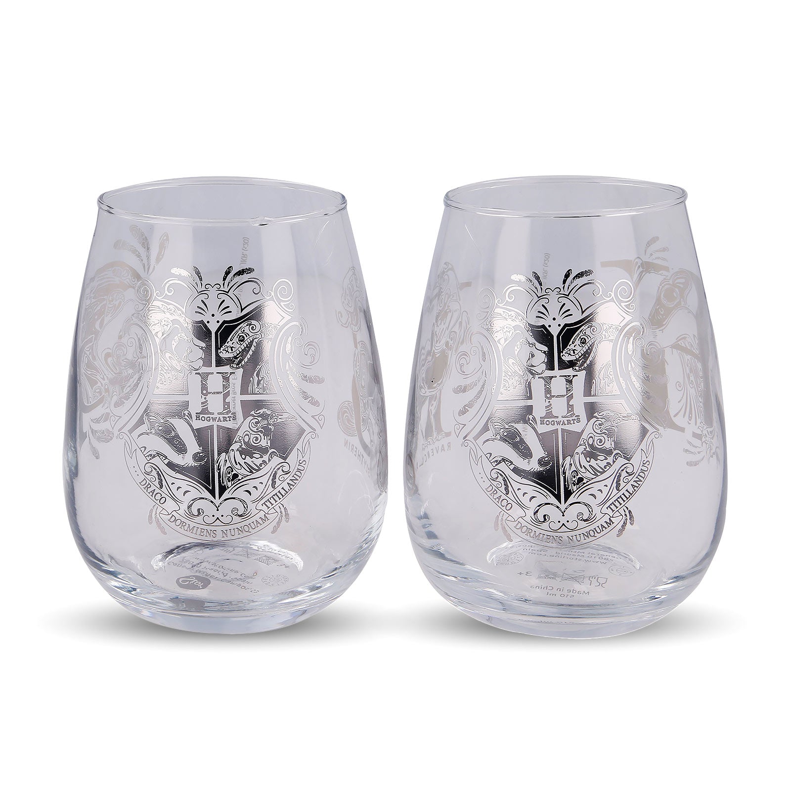 Produktbild Harry Potter - Hogwarts Wappen Gläser 2er Set