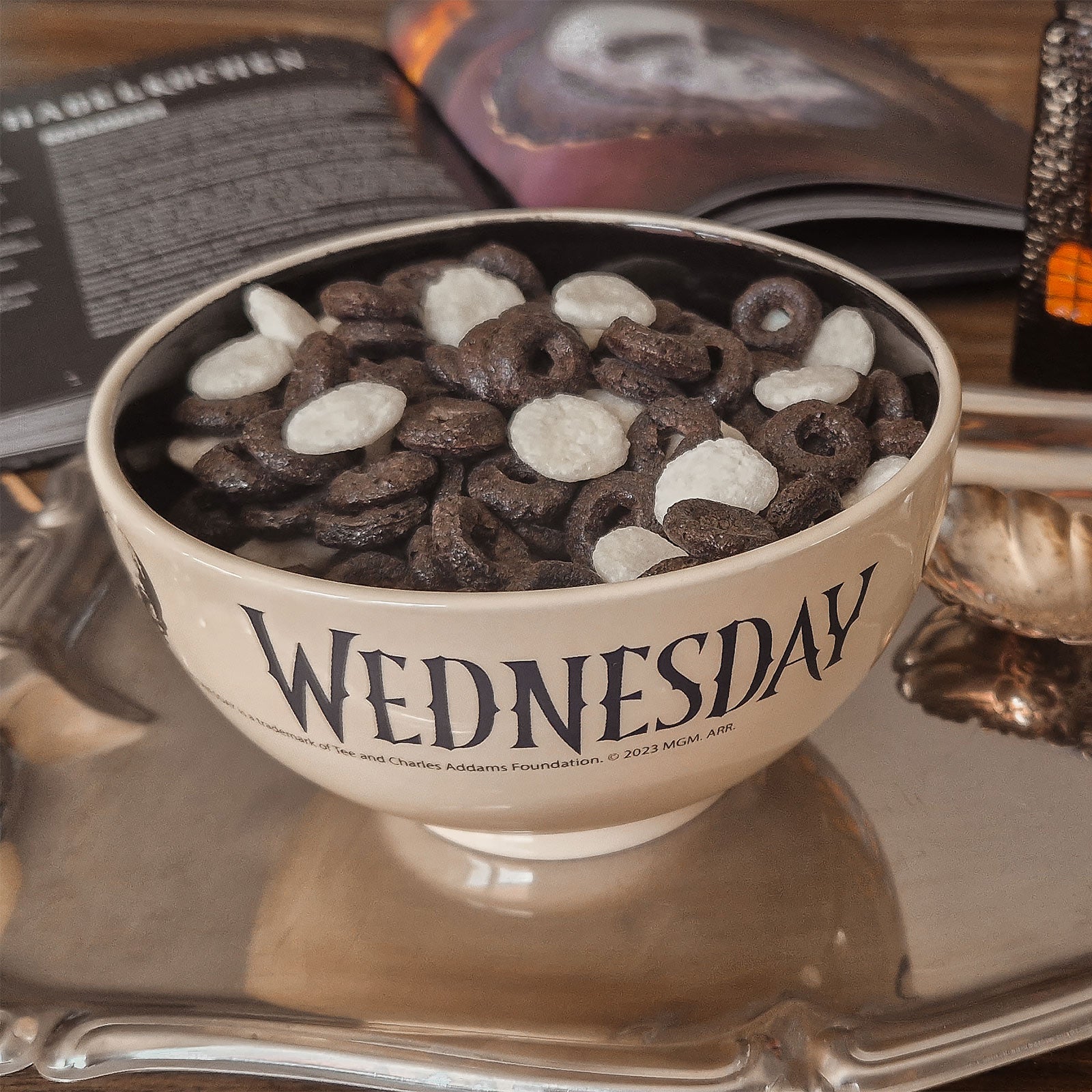 Produktbild Wednesday - Logo Müslischale