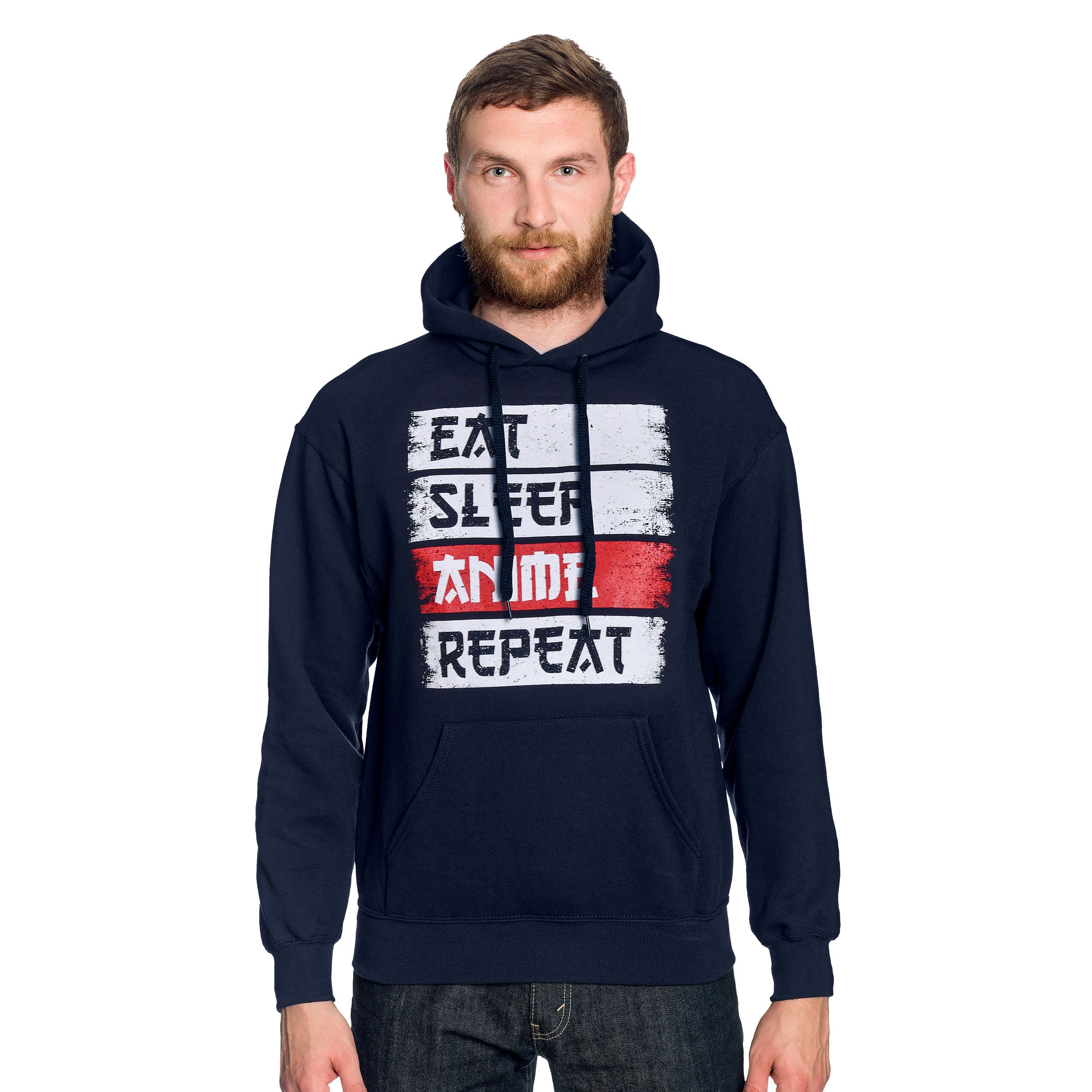 Produktbild Daily Routine Hoodie für Anime Fans blau