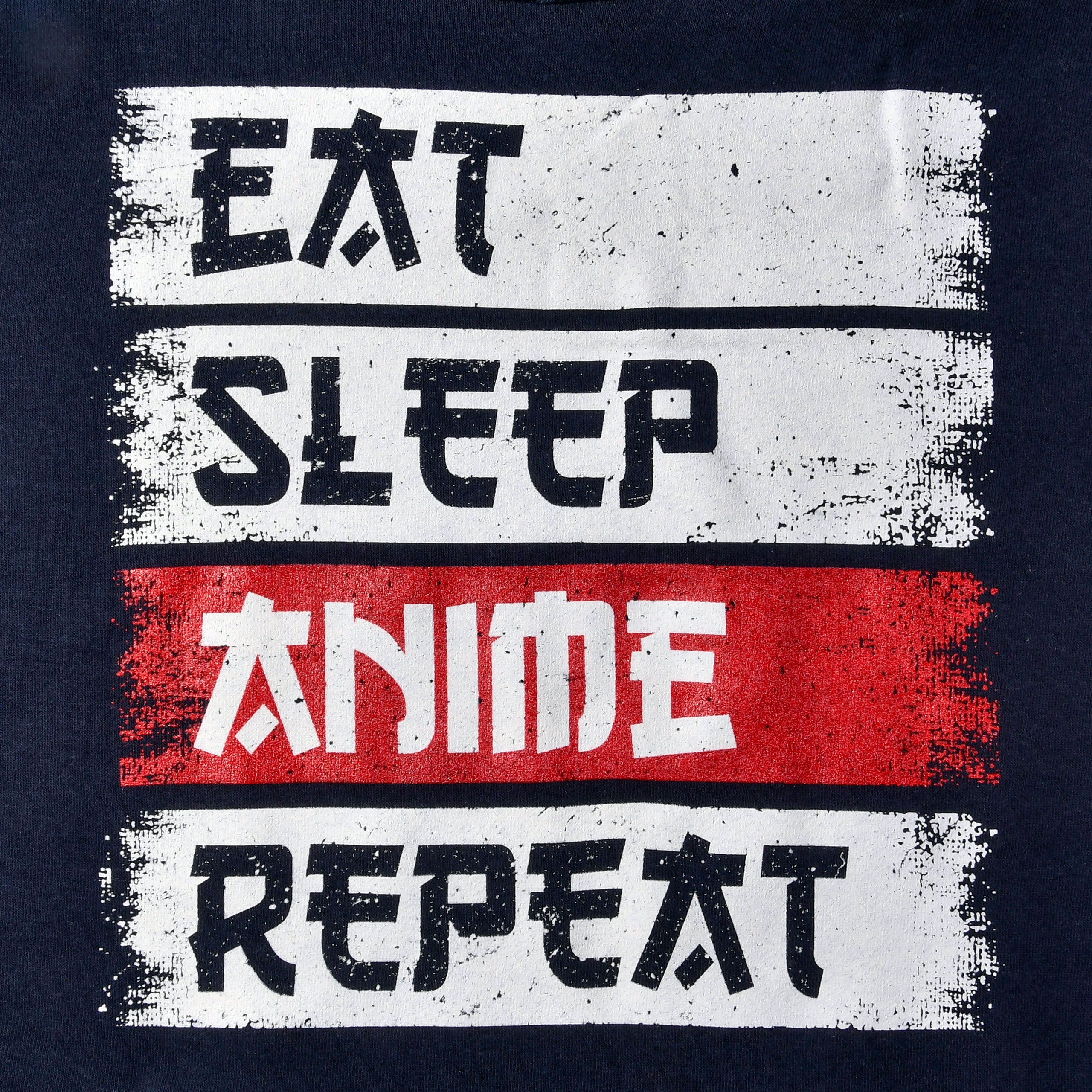 Produktbild Daily Routine Hoodie für Anime Fans blau