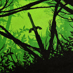 Product image Master Sword in the Forest Hoodie for Zelda Fans Black