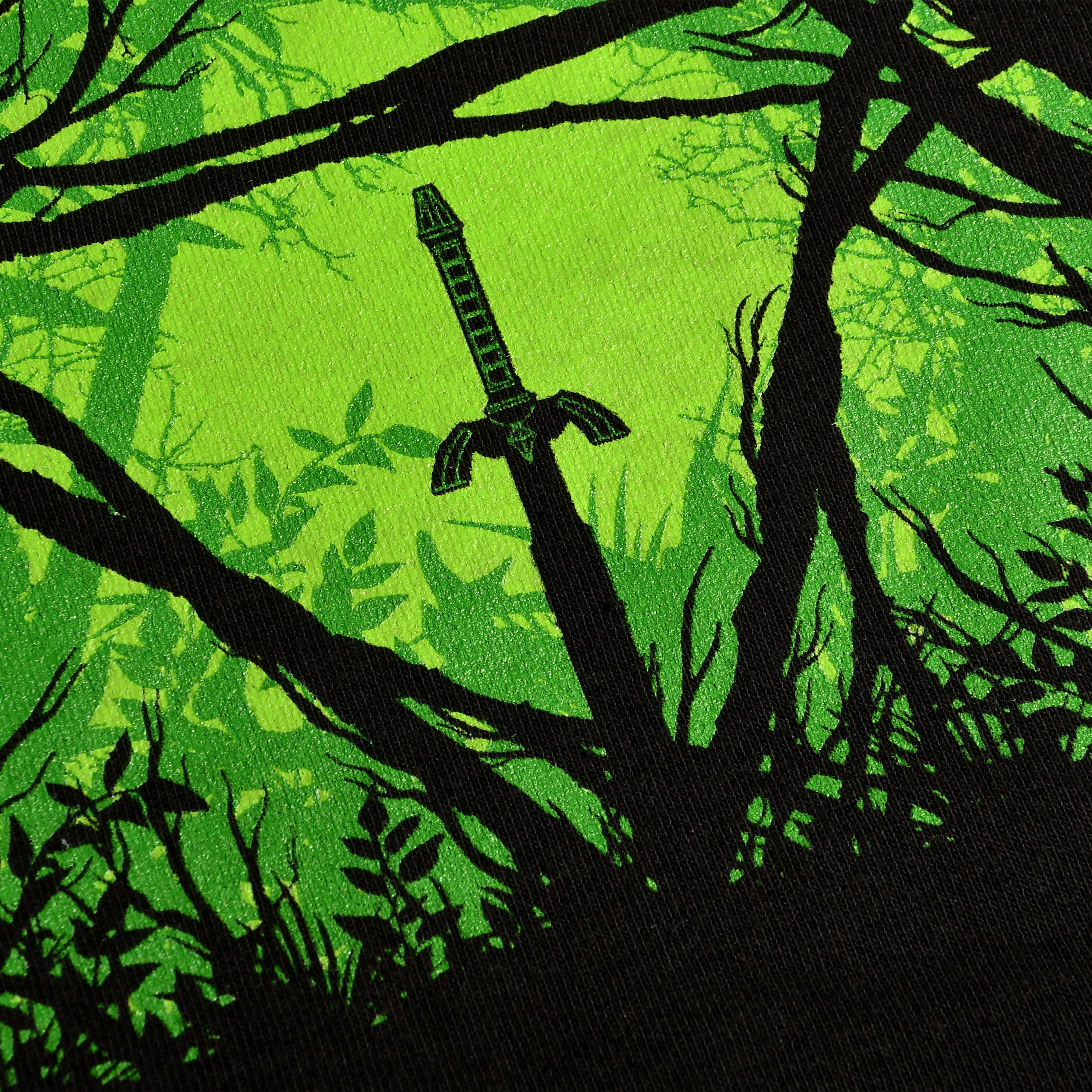 Product image Master Sword in the Forest Hoodie for Zelda Fans Black