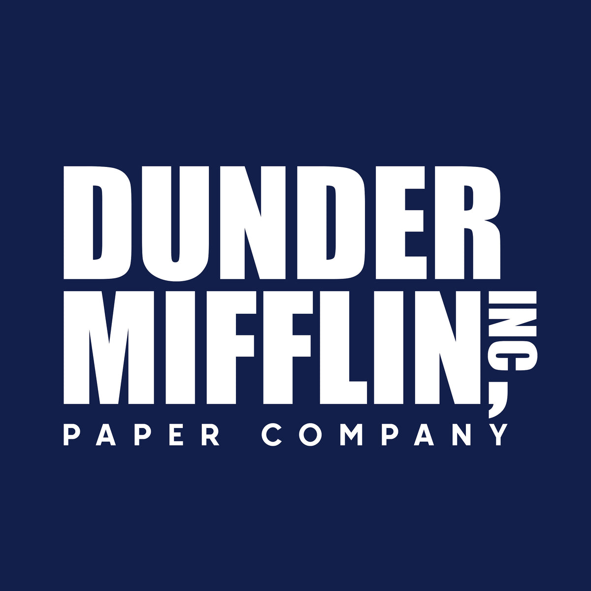 Produktbild Paper Company Logo T-Shirt für The Office Fans blau
