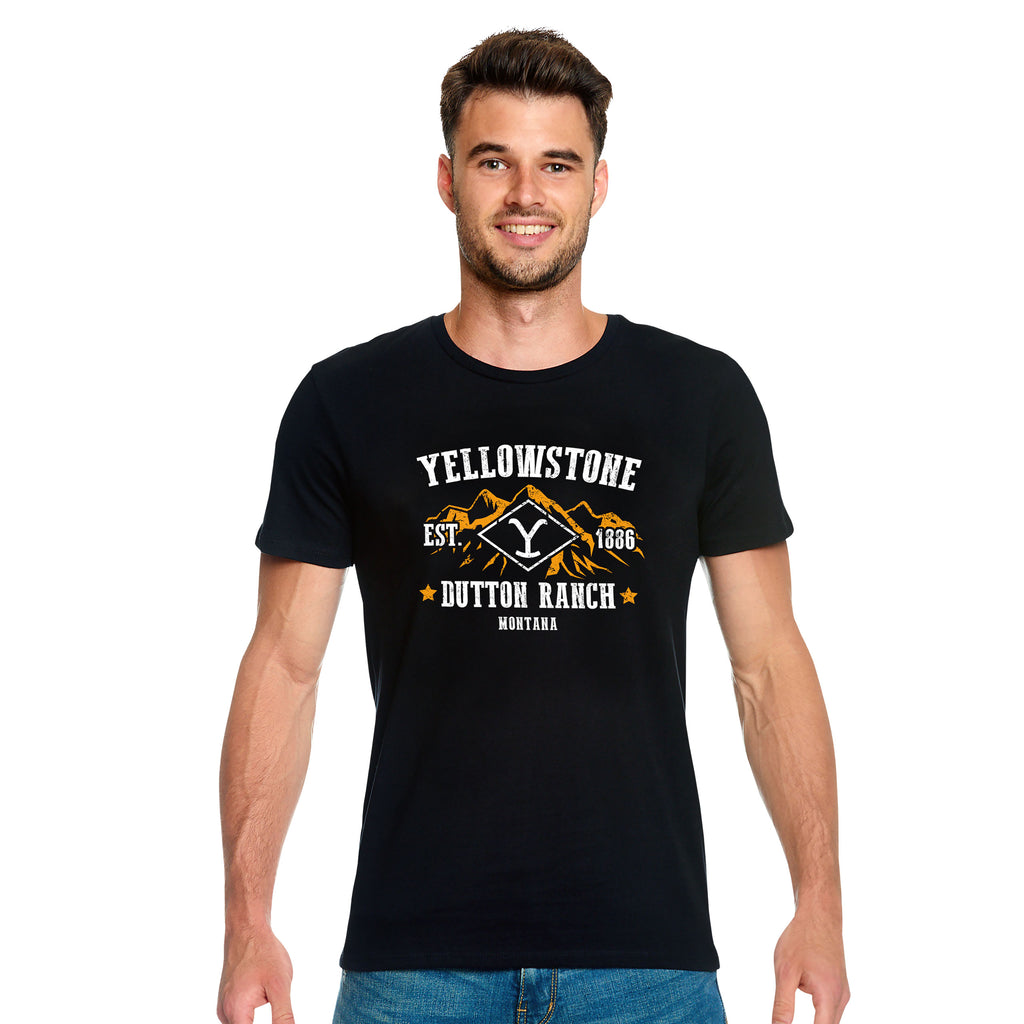 Produktbild Ranch Logo T-Shirt für Yellowstone Fans schwarz