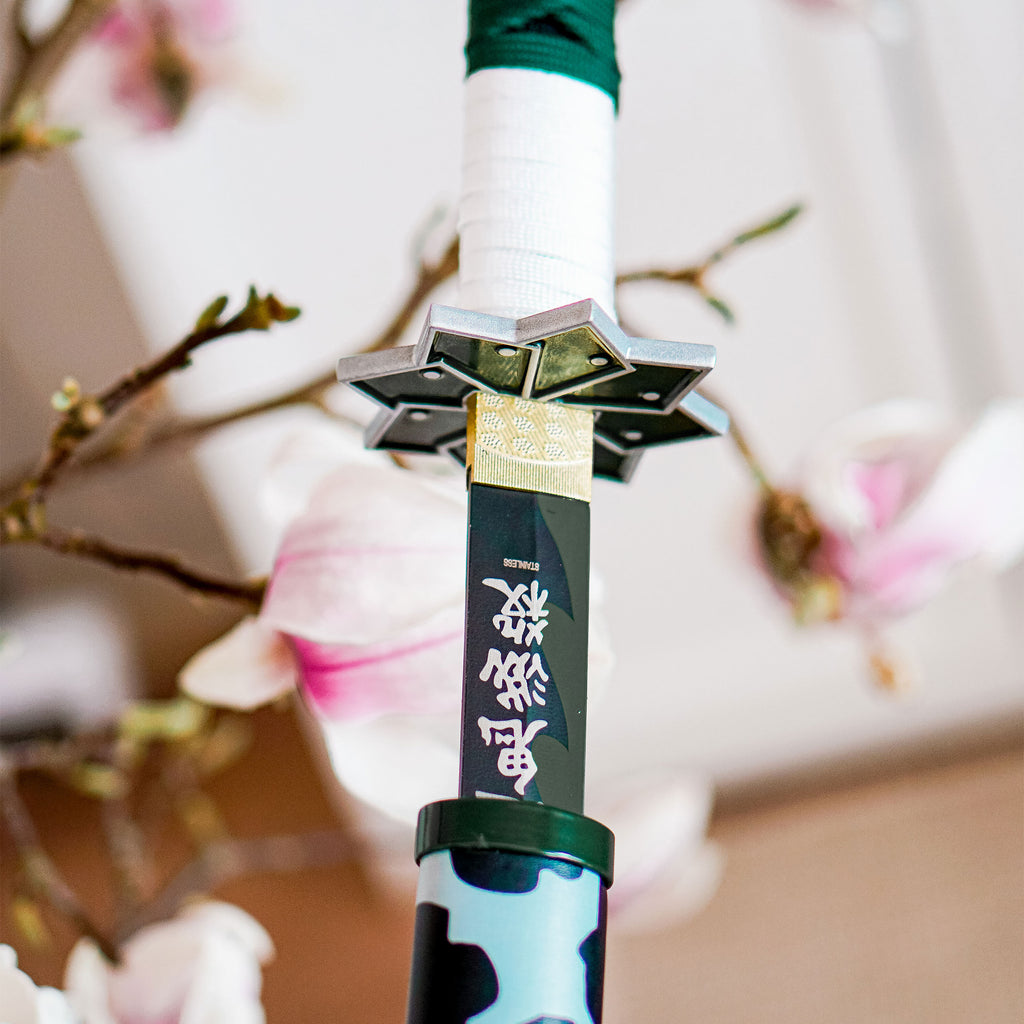 Produktbild Sanemi Katana Replik mit Saya für Demon Slayer Fans