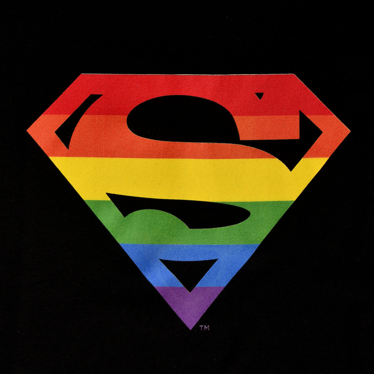 Produktbild Superman - Pride Logo T-Shirt schwarz