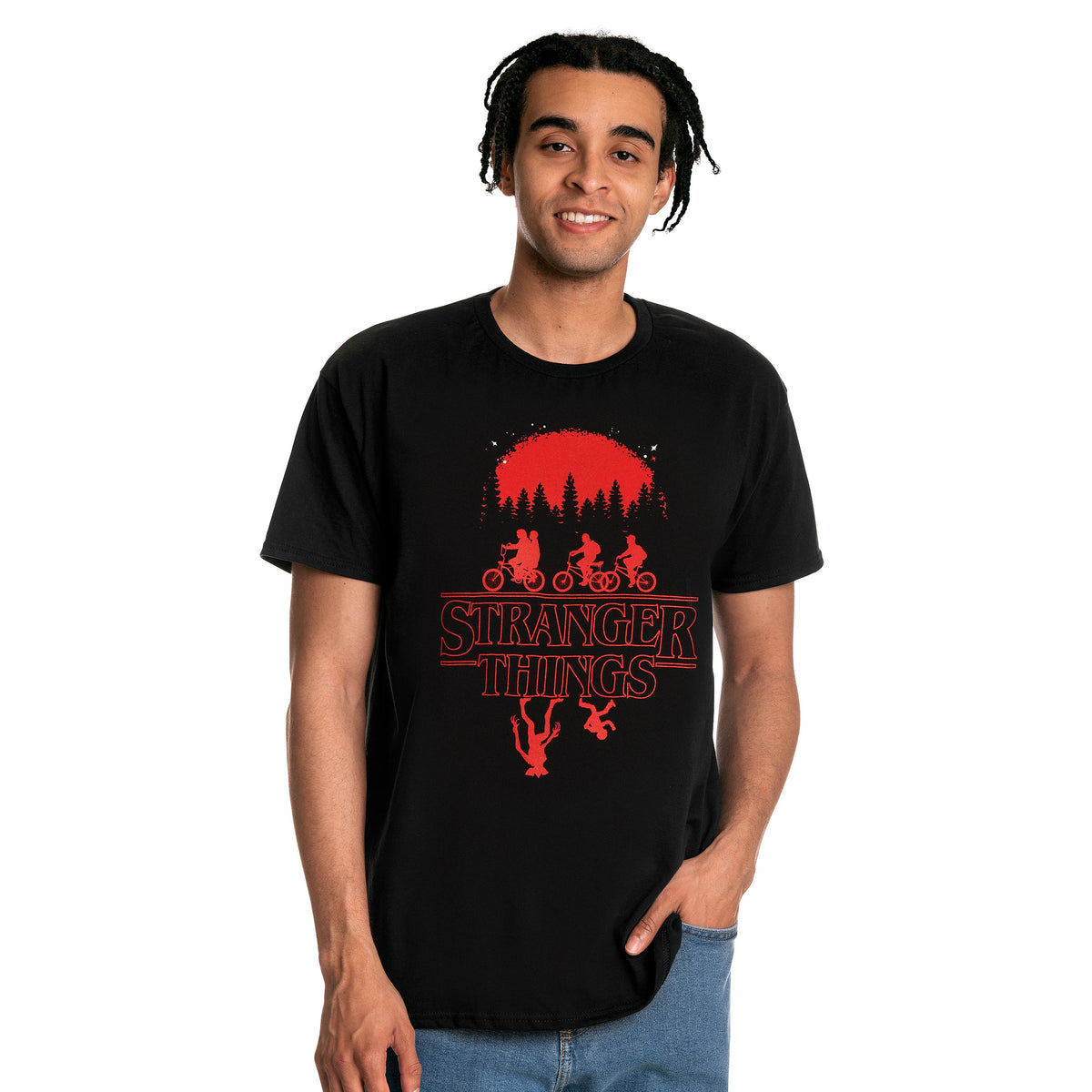 Produktbild Stranger Things - Silhouette T-Shirt schwarz