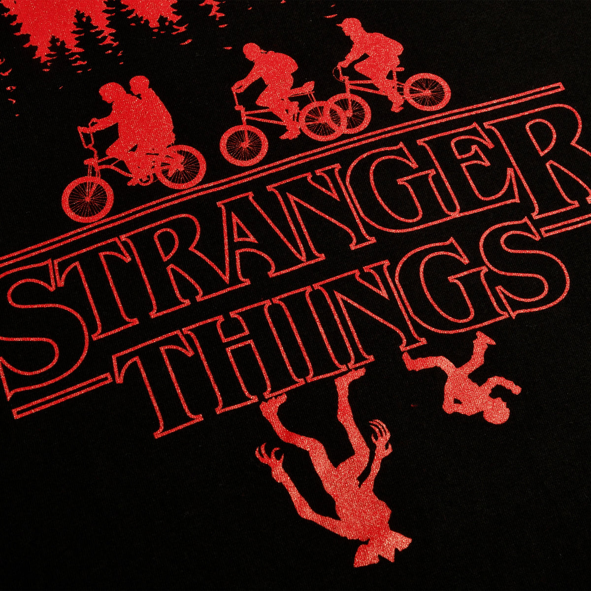Produktbild Stranger Things - Silhouette T-Shirt schwarz