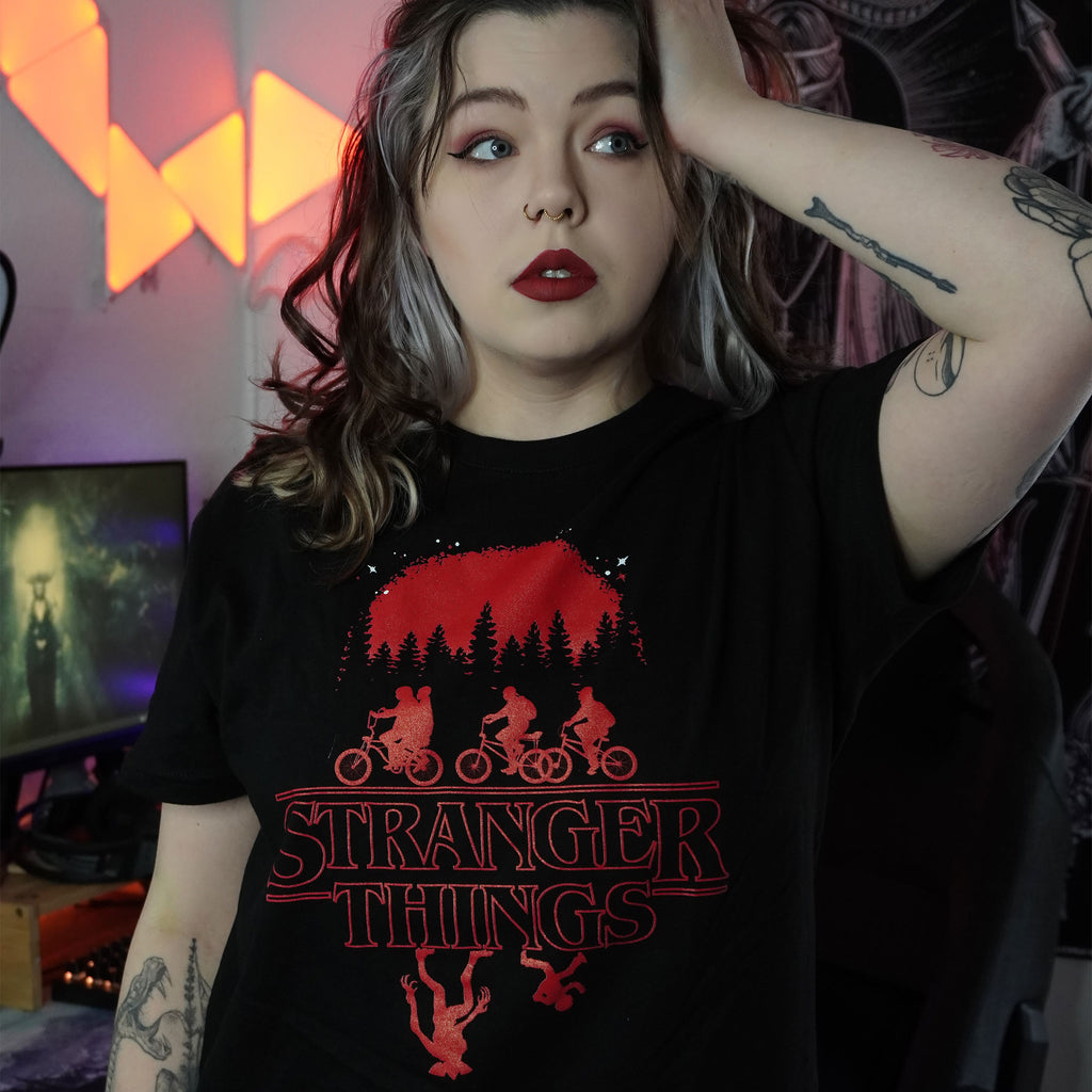 Produktbild Stranger Things - Silhouette T-Shirt schwarz