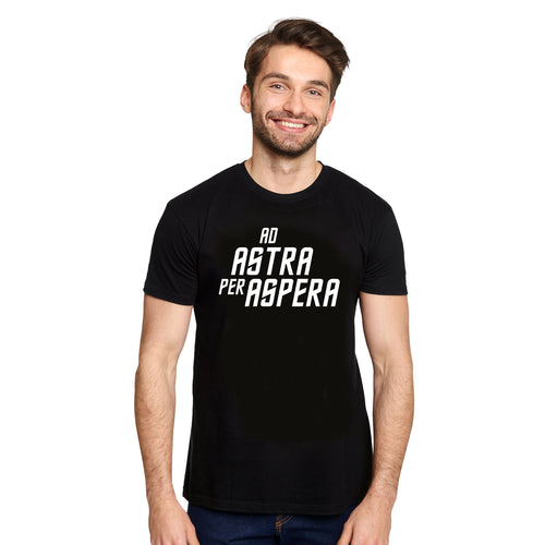 Produktbild Ad Astra Per Aspera T-Shirt für Star Trek Fans schwarz