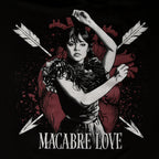 Produktbild Wednesday - Macabre Love T-Shirt mit Schmetterlingsärmeln