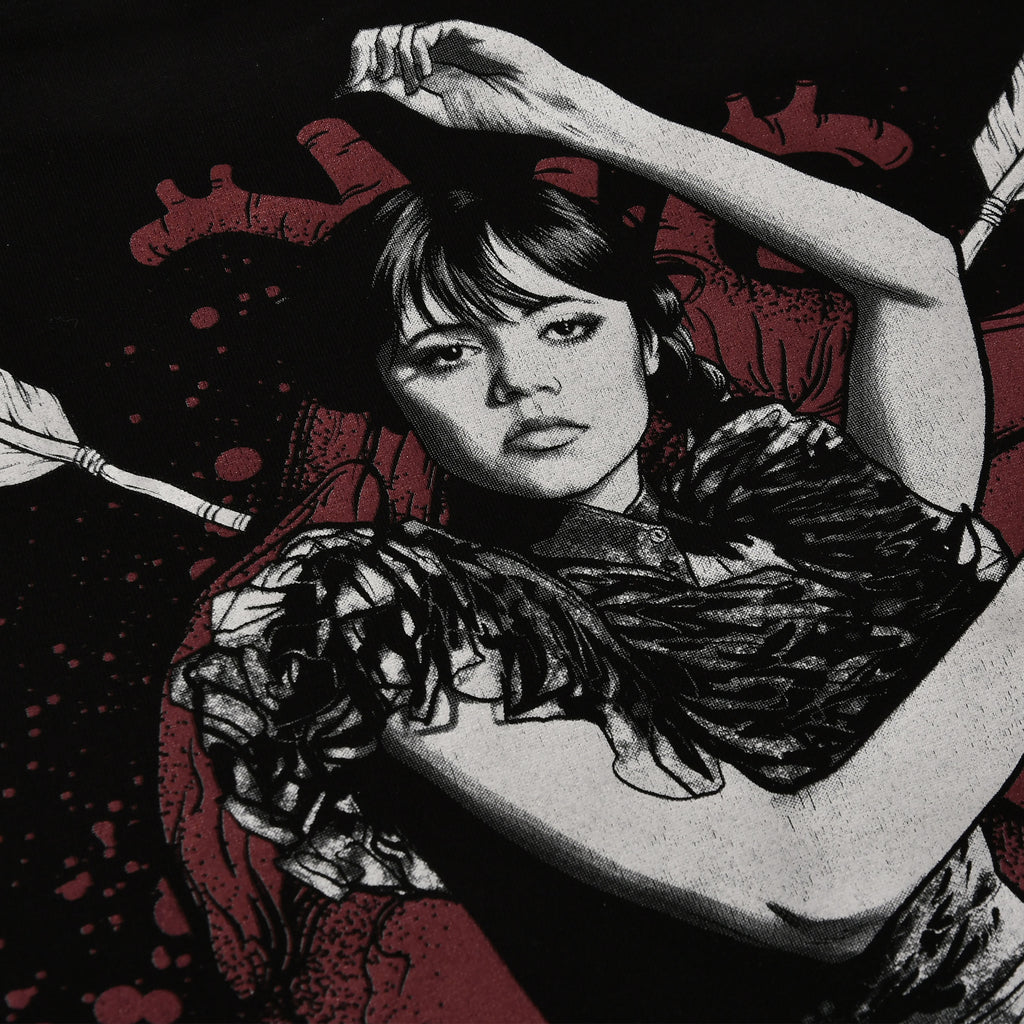 Produktbild Wednesday - Macabre Love T-Shirt mit Schmetterlingsärmeln