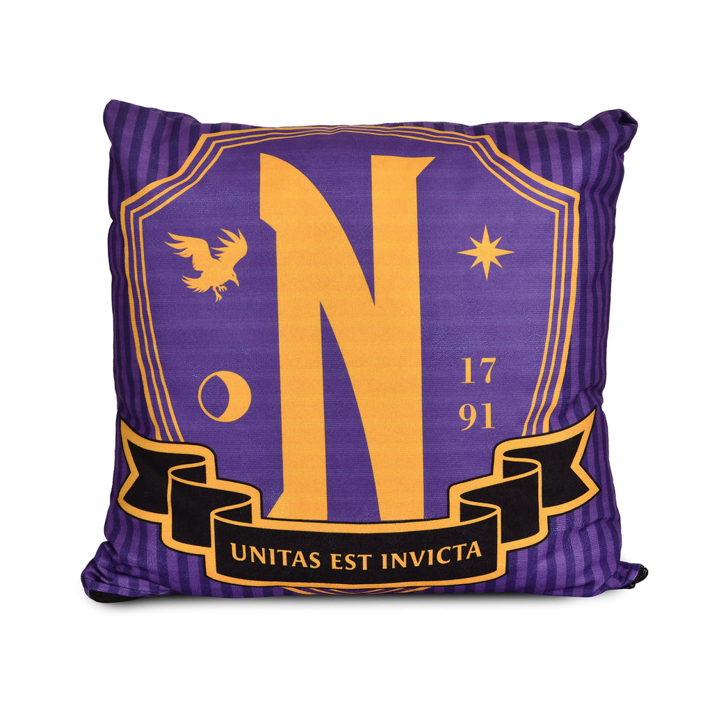 Produktbild Wednesday - Nevermore Academy Logo Kissen