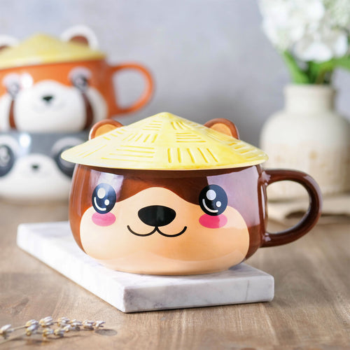 Produktbild Otter Kawaii Tasse mit Deckel für Anime Fans