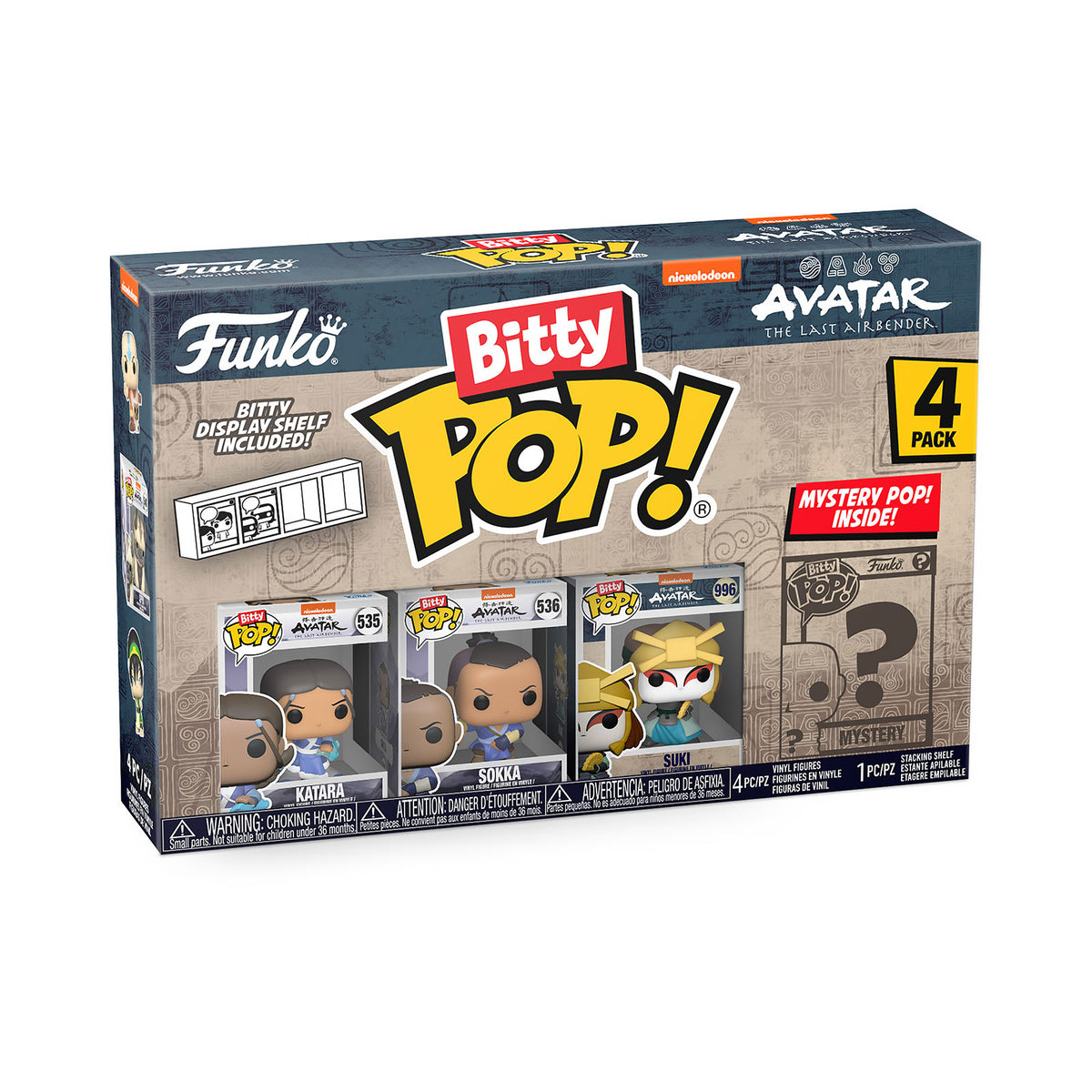 Produktbild Avatar The Last Airbender - Funko Bitty Pop 4er Figuren Set Serie 4