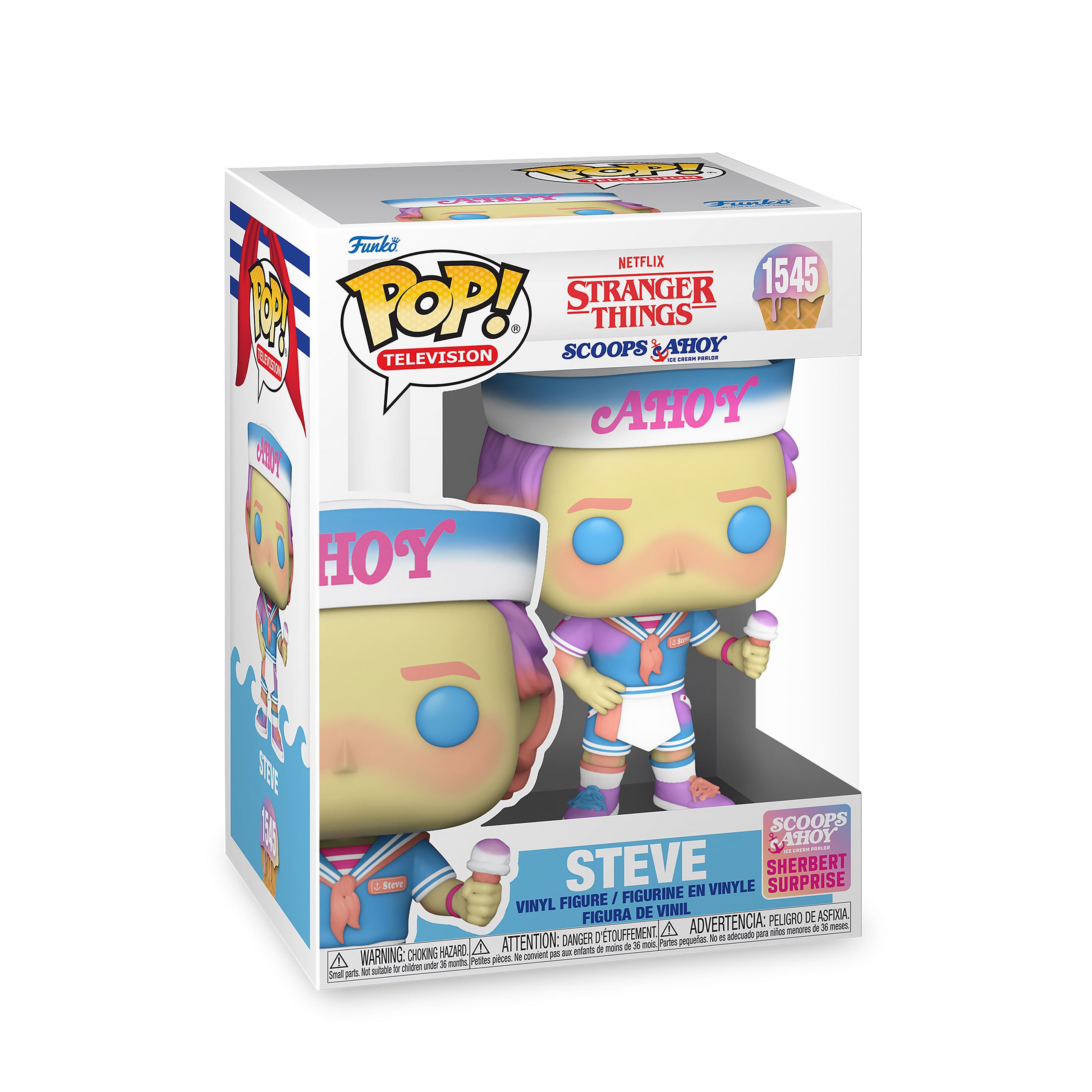 Produktbild Stranger Things - Steve (Scoops Ahoy) Funko Pop Figur