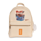 Produktbild Ilustrata - Dark Ramen Rucksack mit Pom Pom Anhänger beige