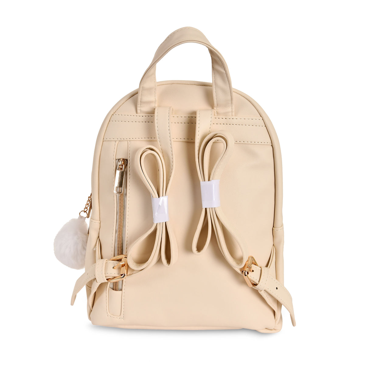 Produktbild Ilustrata - Dark Ramen Rucksack mit Pom Pom Anhänger beige