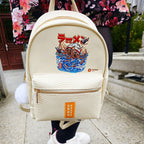 Produktbild Ilustrata - Dark Ramen Rucksack mit Pom Pom Anhänger beige