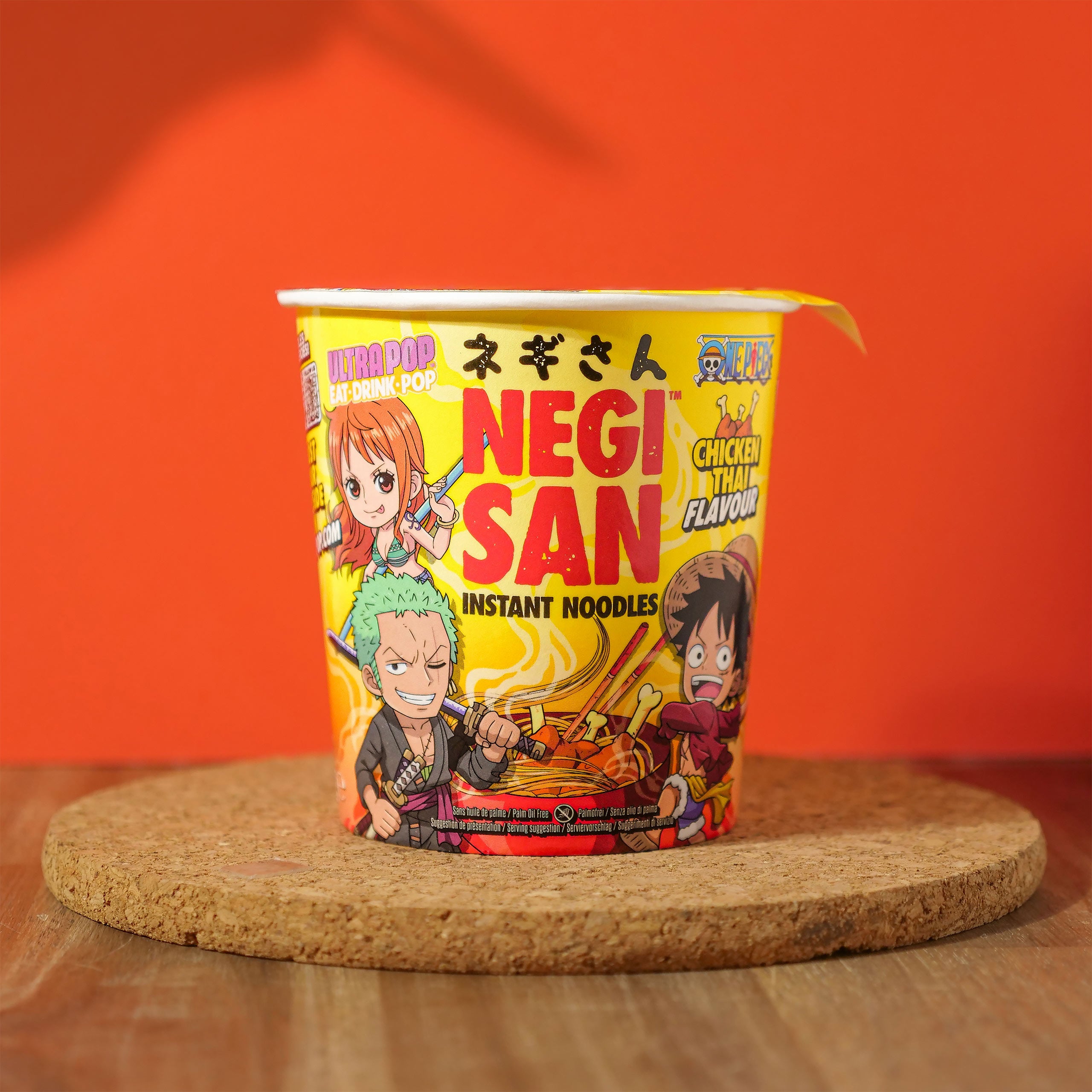 Produktbild One Piece Ramen - Luffy, Zoro und Nami Chicken Thai Instant-Nudeln