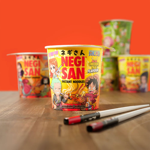 Produktbild One Piece Ramen - Luffy, Zoro und Nami Chicken Thai Instant-Nudeln