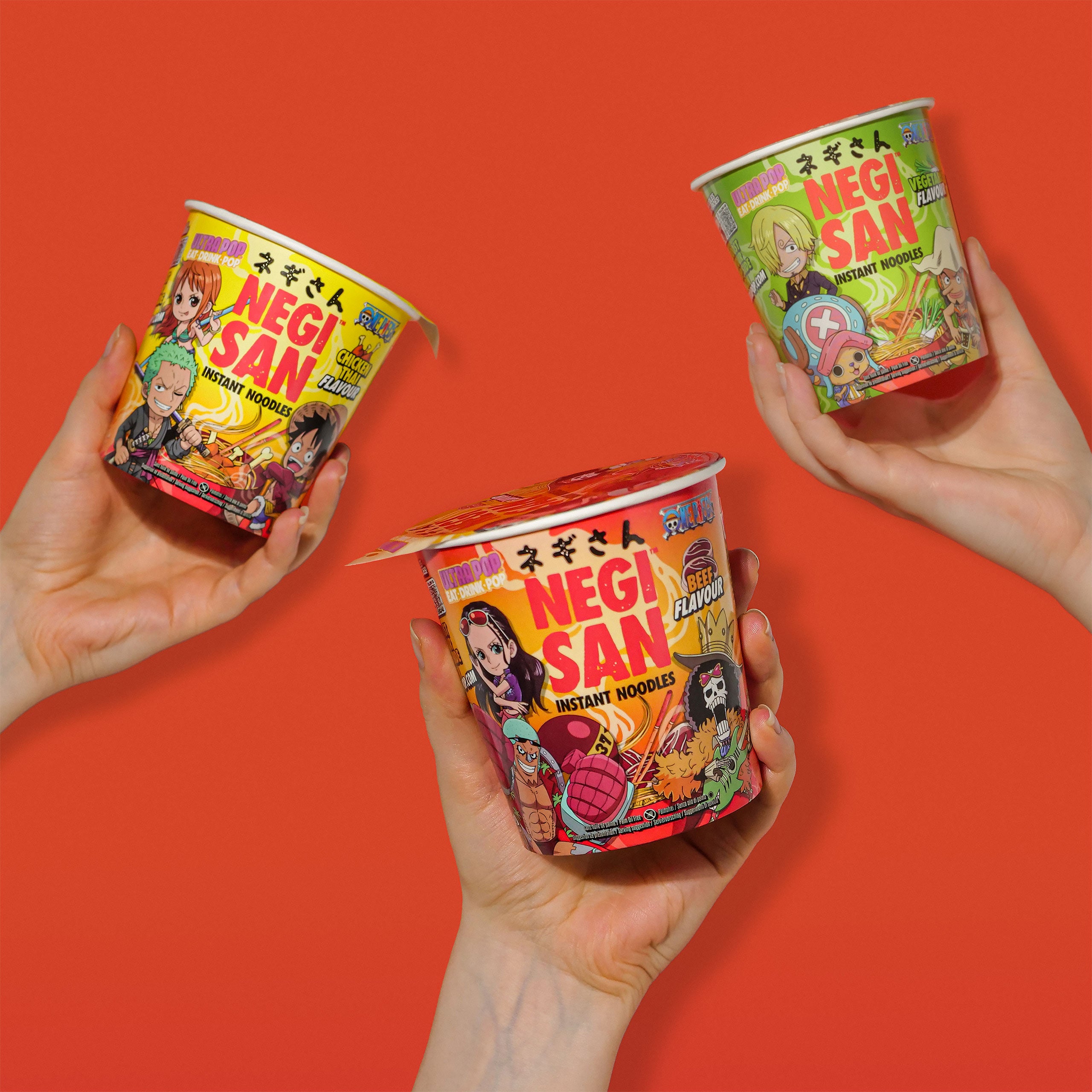 Produktbild One Piece Ramen - Robin, Franky und Brook Beef Instant-Nudeln