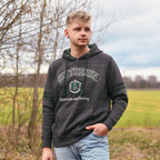 Produktbild Harry Potter - Slytherin Wappen Premium Hoodie grau