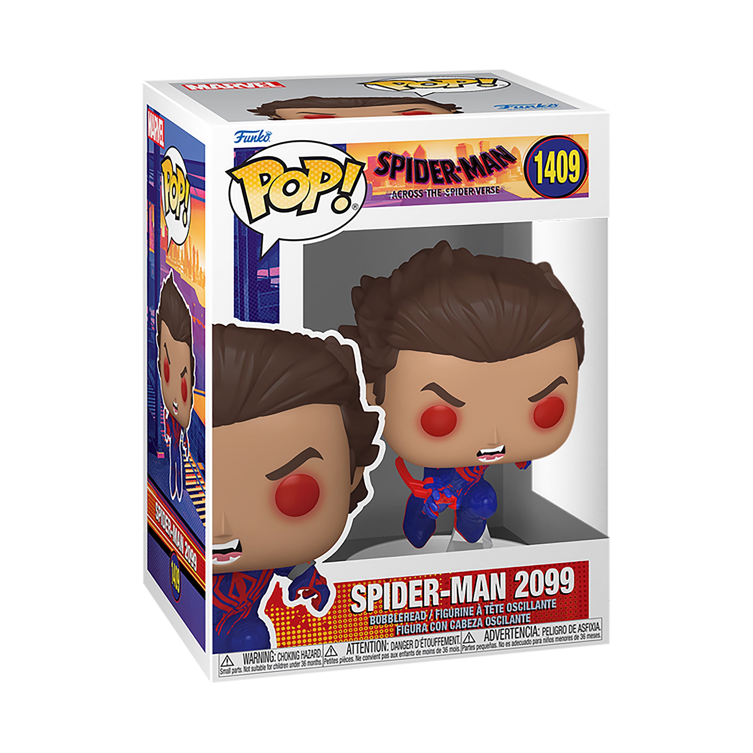 Produktbild Spider-Man: Across The Spider-Verse - Spider-Man 2099 Funko Pop Wackelkopf-Figur