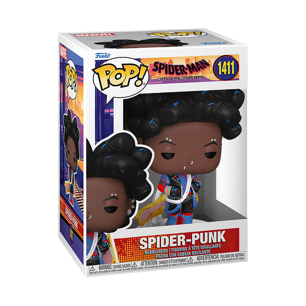 Produktbild Spider-Man Across The Spider-Verse - Spider-Punk Funko Pop Wackelkopf-Figur