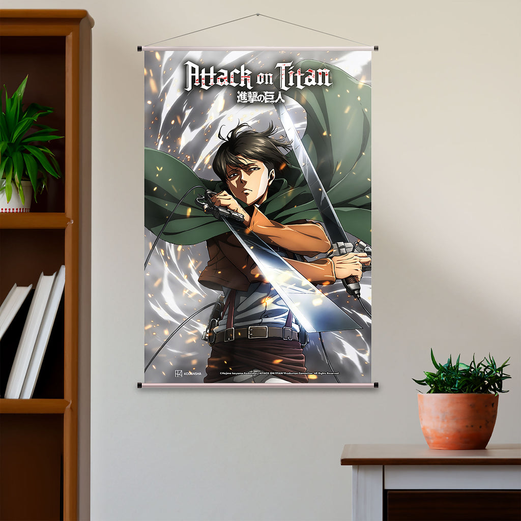 Product image Attack on Titan - Levi Ackermann Wall Scroll