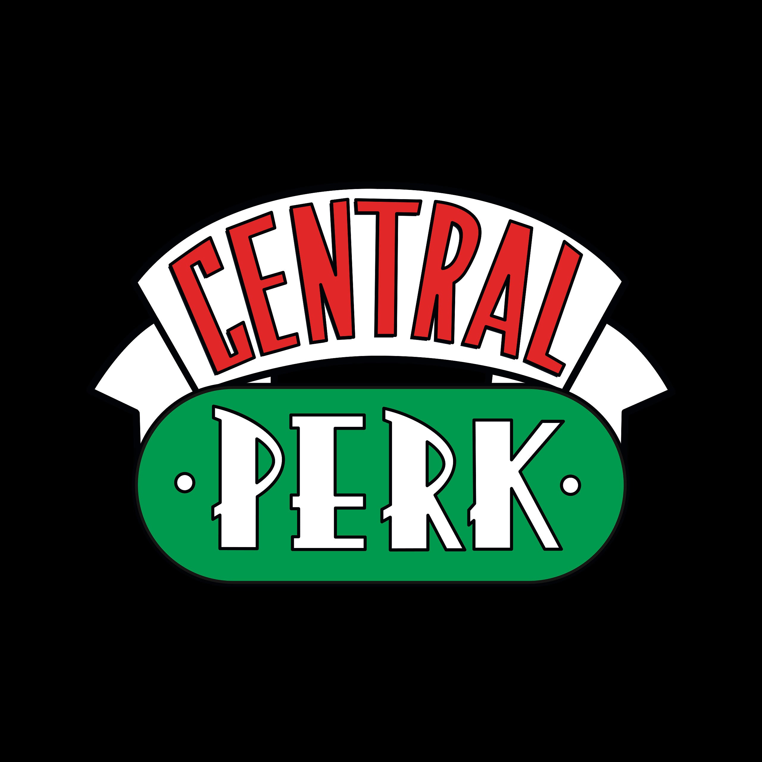 Produktbild Friends - Central Perk Logo T-Shirt schwarz