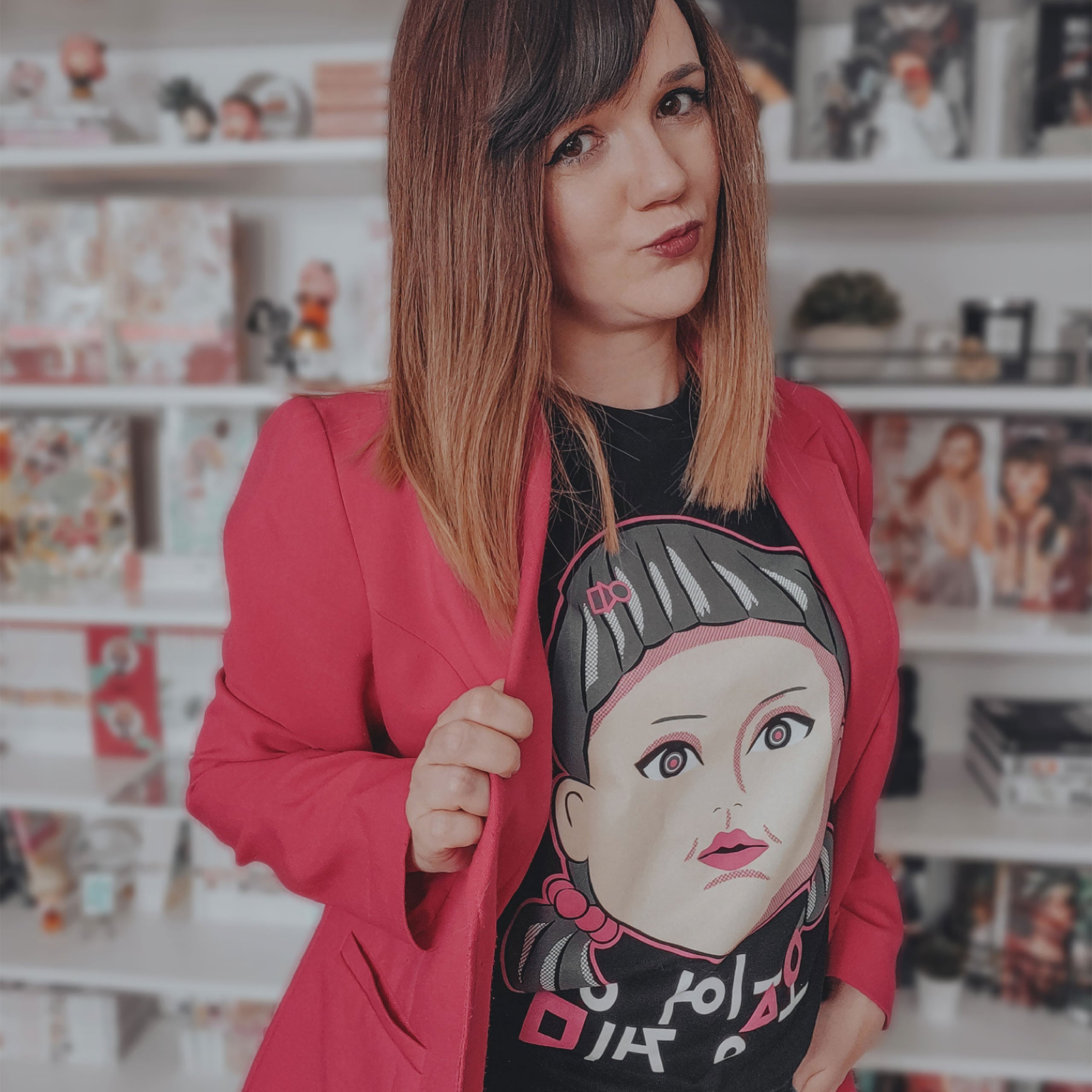Produktbild Squid Game - Young-Hee Doll T-Shirt schwarz