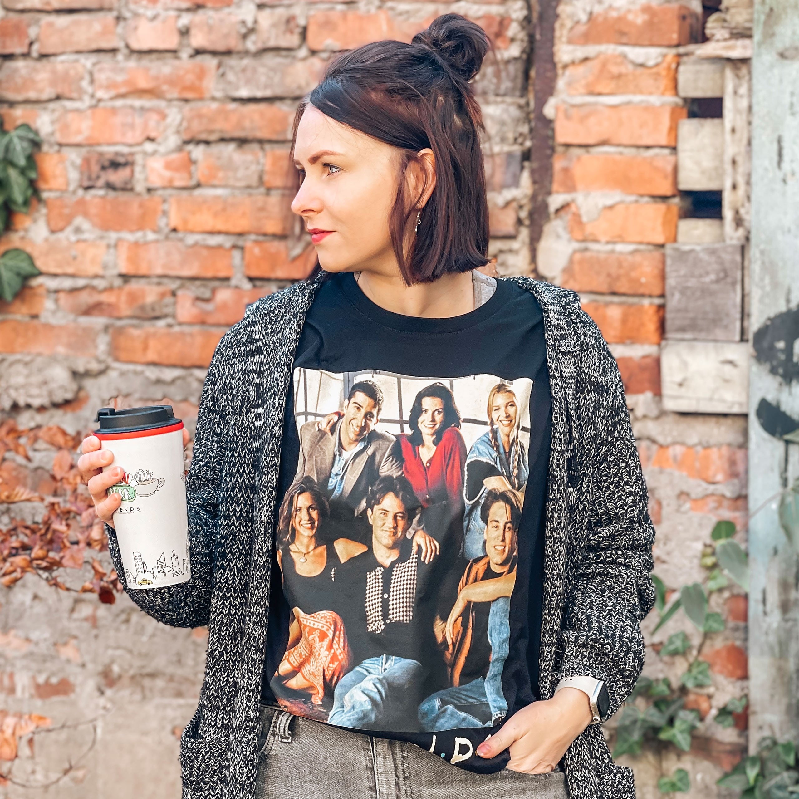 Produktbild Friends - Group T-Shirt schwarz