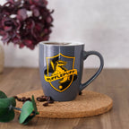 Product image Hufflepuff Logo Mug grey - Harry Potter