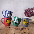 Product image Hufflepuff Logo Mug grey - Harry Potter
