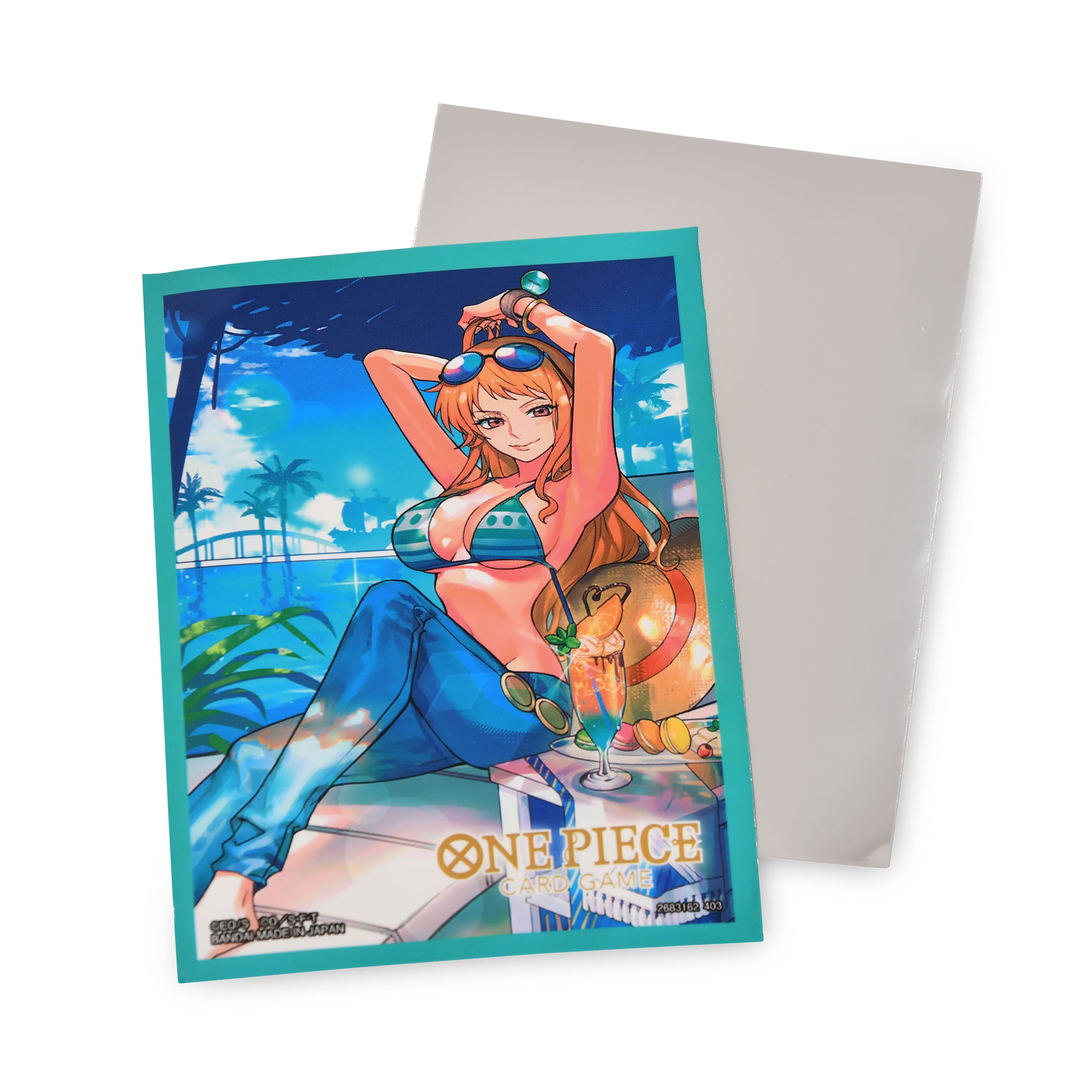Product image One Piece Card Game - Nami Official Sleeves 4 Card Sleeves