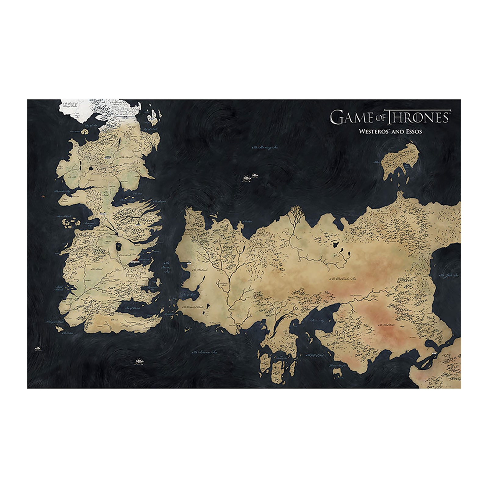 Produktbild Game of Thrones - Karte von Westeros Maxi Poster