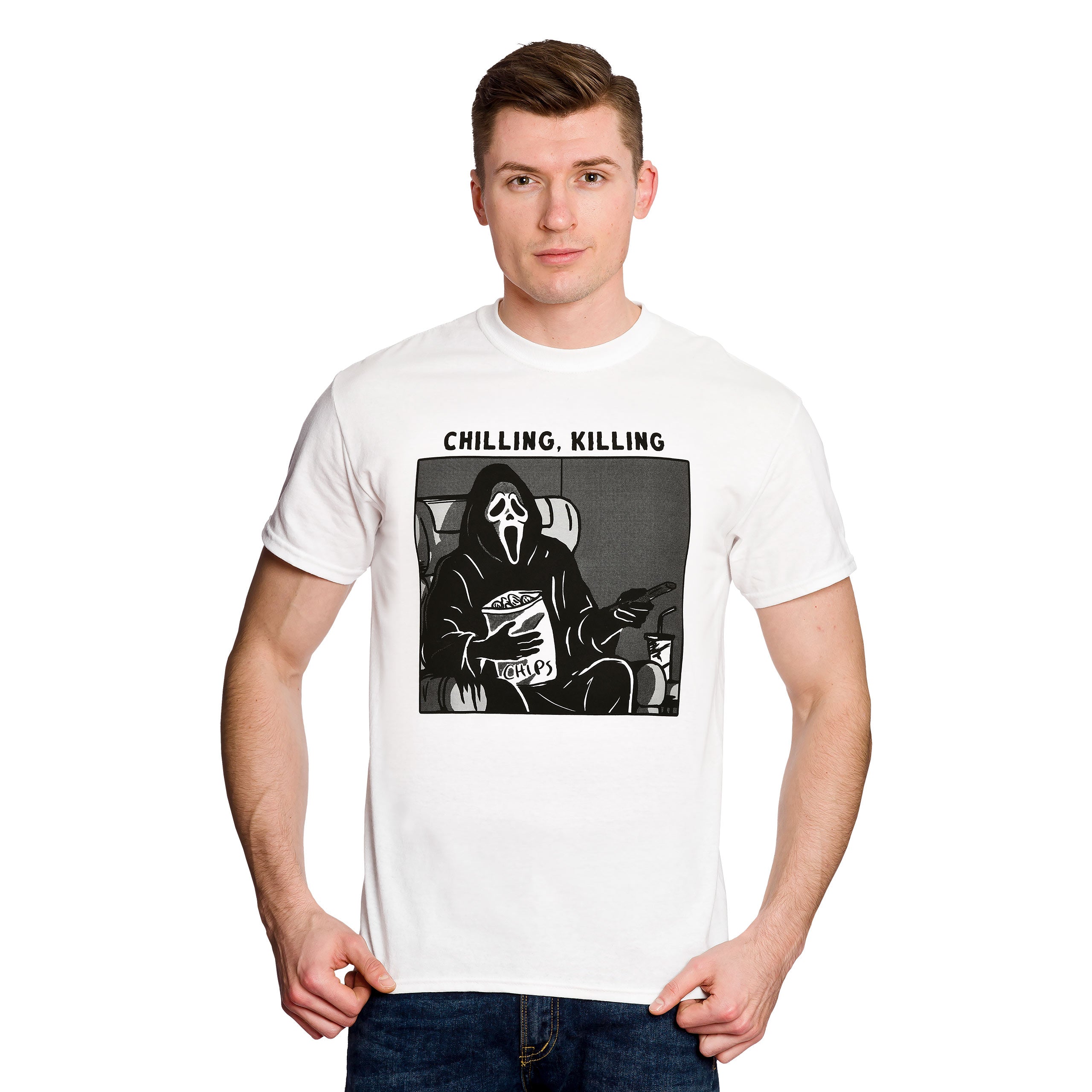 Produktbild Ghost Face - Chilling, Killing T-Shirt weiß