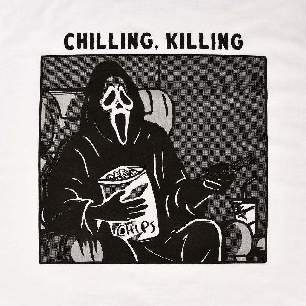 Produktbild Ghost Face - Chilling, Killing T-Shirt weiß