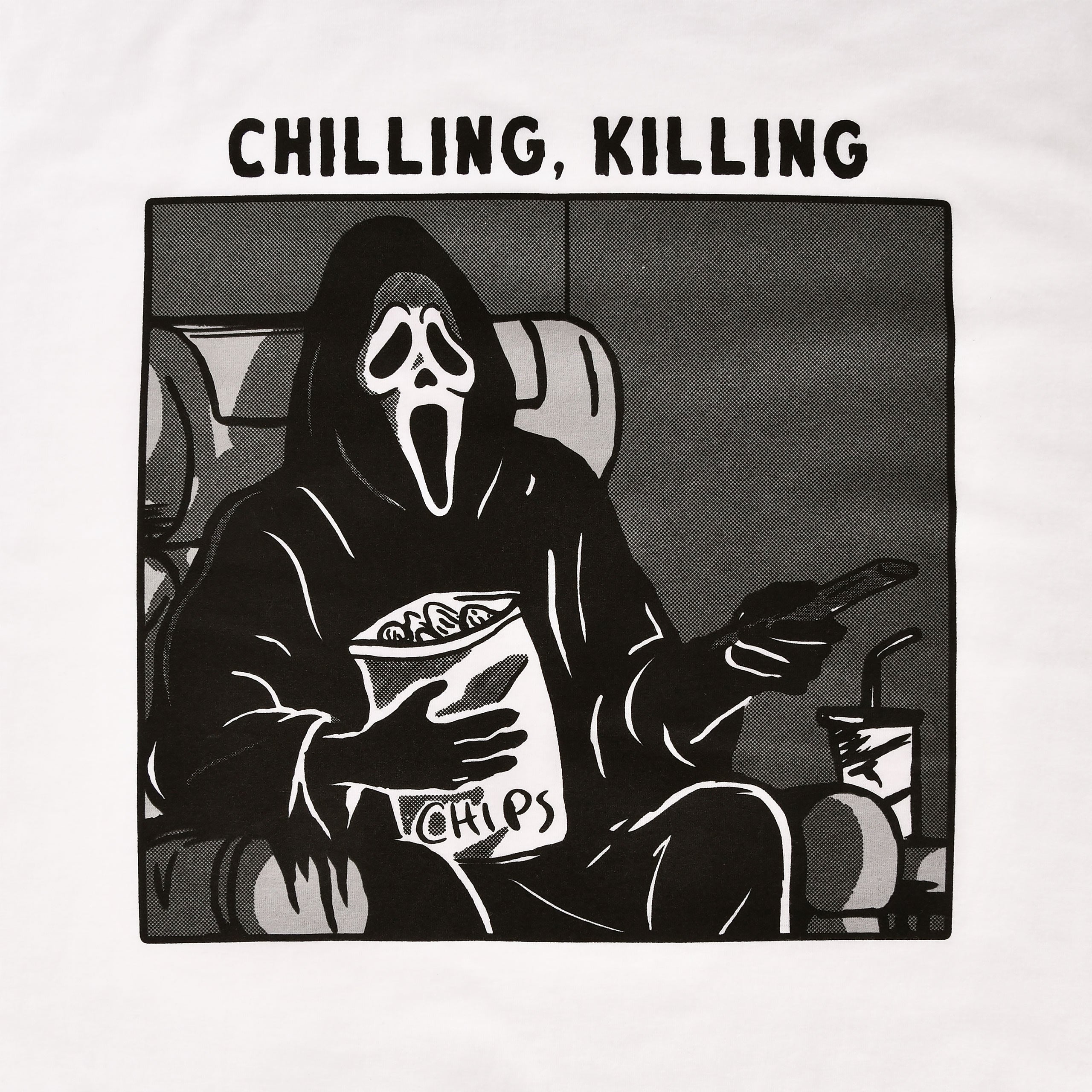 Produktbild Ghost Face - Chilling, Killing T-Shirt weiß