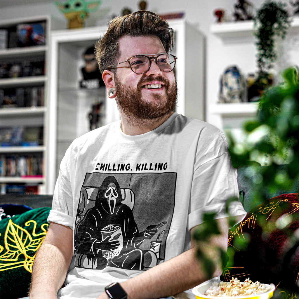 Produktbild Ghost Face - Chilling, Killing T-Shirt weiß