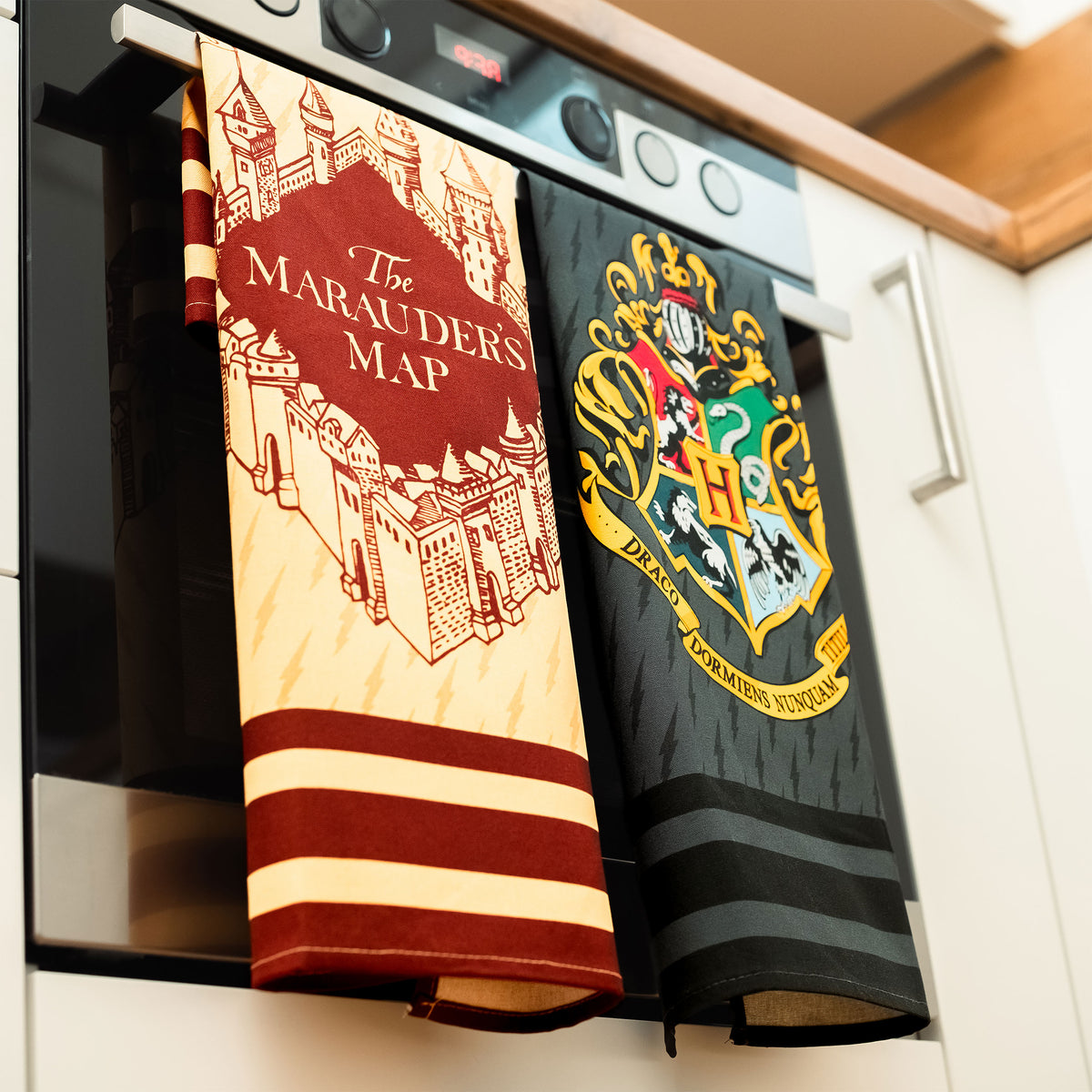 Produktbild Hogwarts und Karte des Rumtreibers Geschirrtücher Set - Harry Potter