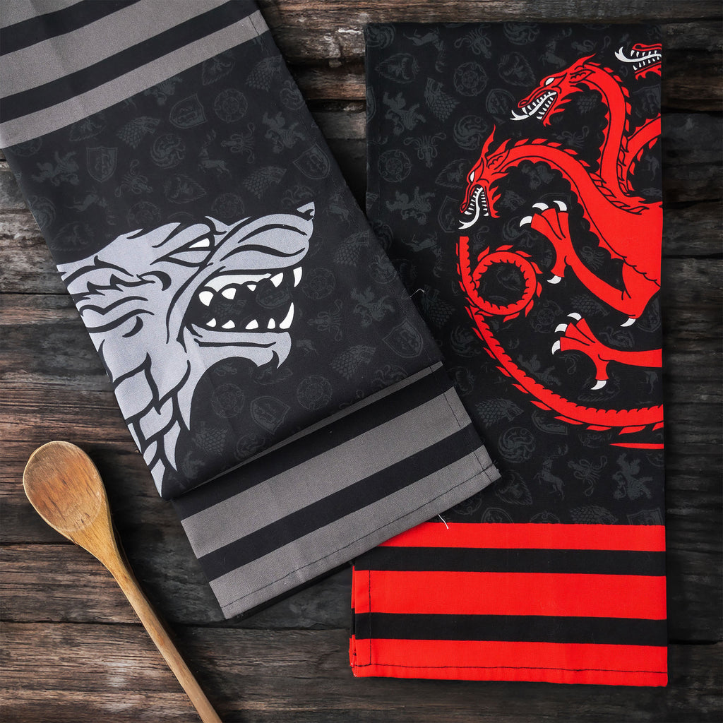 Produktbild Stark und Targaryen Geschirrtücher Set - Game of Thrones